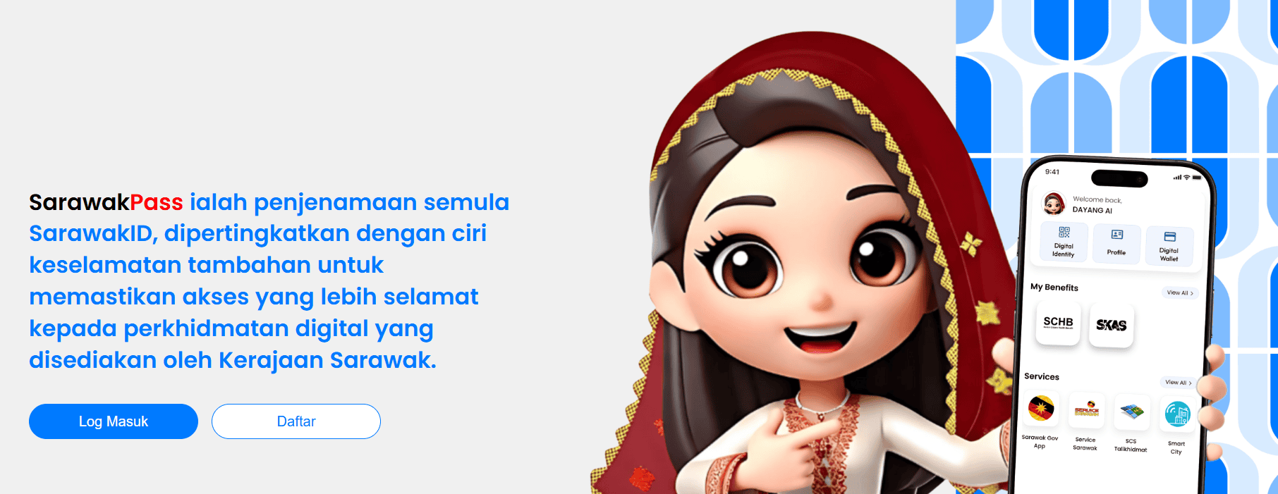 Login, Daftar, Kemaskini ID & Semakan SKAS