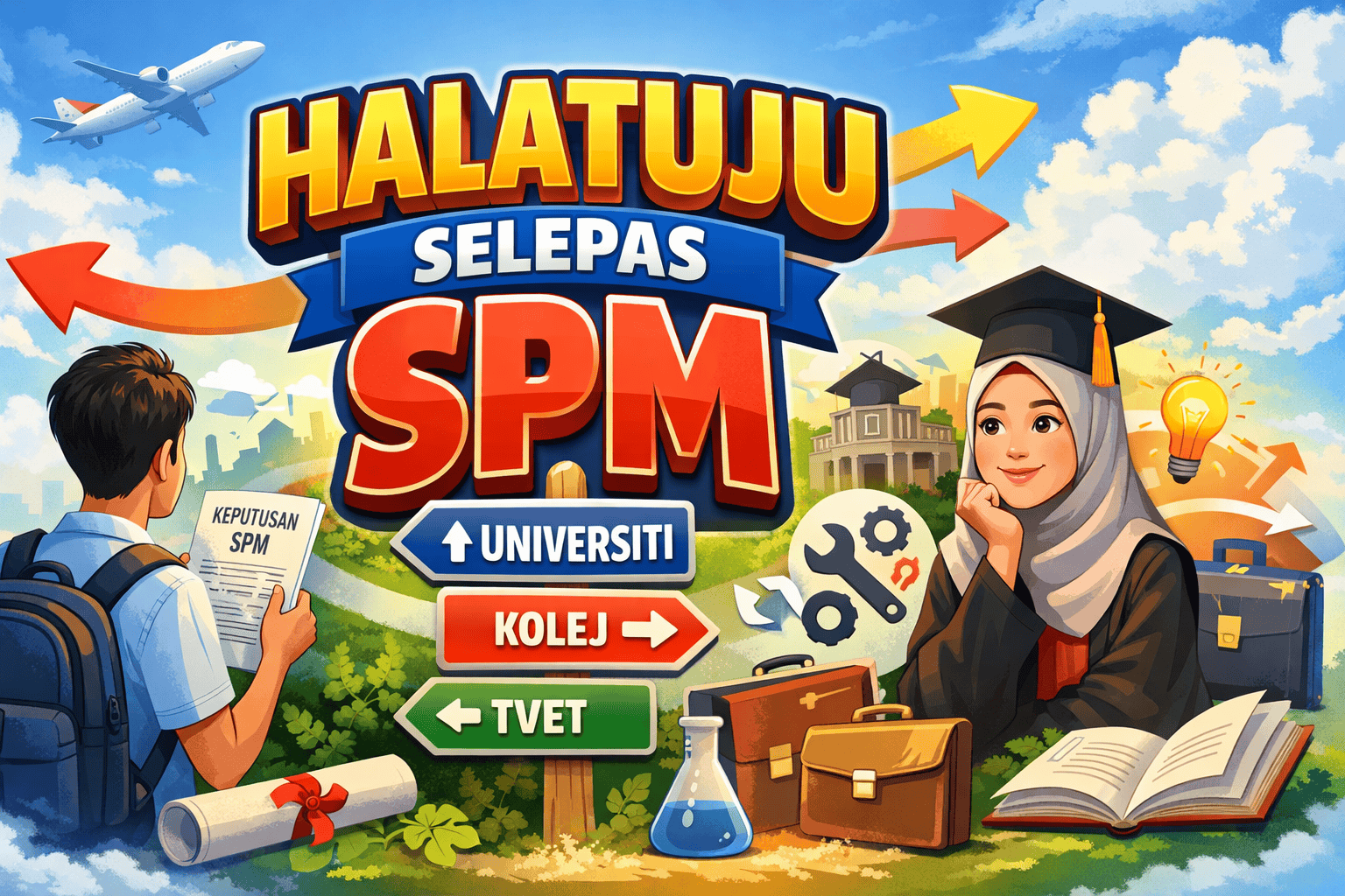 Halatuju Selepas SPM: 13 Pilihan Laluan Pendidikan & Kerjaya